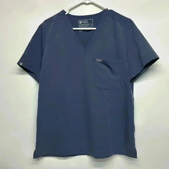 Size large figs, scrubs gray blue Caterina - Picture 1 of 4